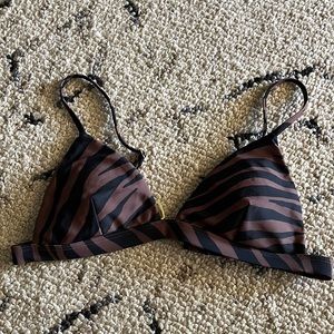 Summersalt triangle bikini animal print
